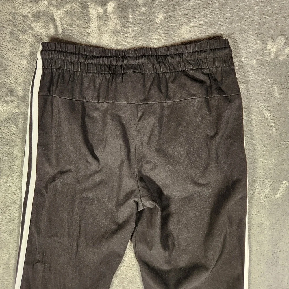 Adidas Track Pants Mens Medium Black Excellent‎ 3-Stripes Joggers DP2377